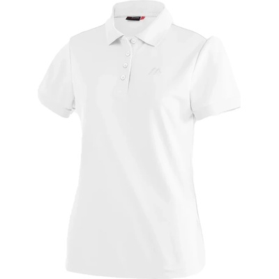 Maier Sports Дамска поло тениска Maier Sports Women's Ulrike Polo shirt - White - размер 36 (EU) (116-5504-0412)