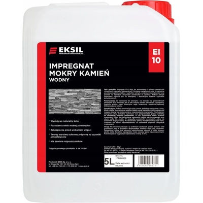 Impregnace Eksil voděodolná 5 l na betonu a kámen