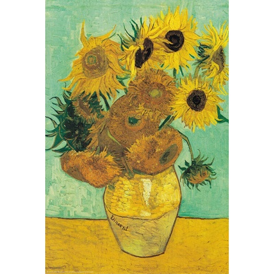 Plagát, Obraz - Sunflowers, Vincent van Gogh, 61 × 91.5 cm
