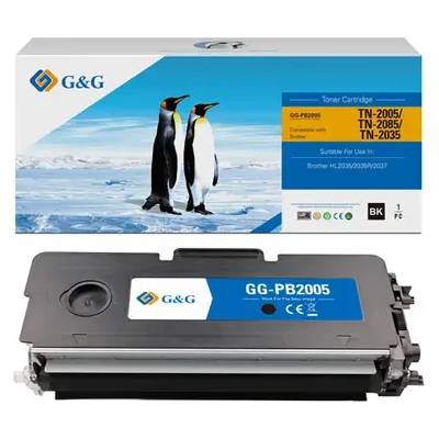 Compatible КАСЕТА ЗА BROTHER HL 2035/2037 - TN2005 (TN-2005) - Black - PN NT-P2005/NT-PB2005 - G&G (100BRATN2005G)