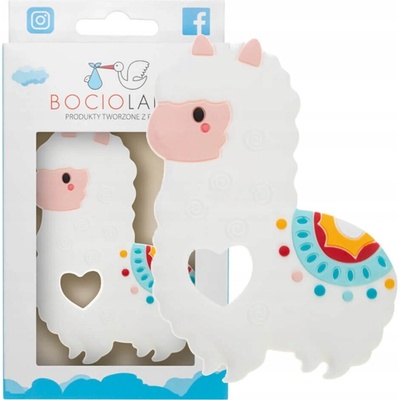 BocioLand silikon Lama bielá