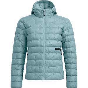 Ortovox Дамско пухено яке Ortovox Women's Downwool 180 Hooded Jacket Down jacket - Glacier Grey (104-6927-0313)