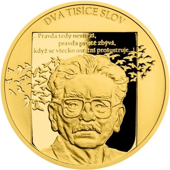 Česká mincovna zlatá mince Pražské jaro Dva tisíce slov 7,78 g
