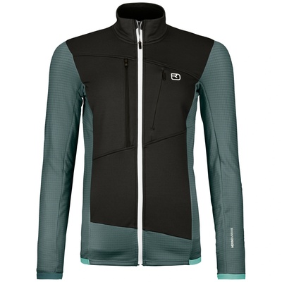 ORTOVOX Fleece Grid Jacket W Размер: L / Цвят: тъмно син