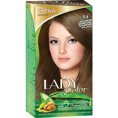 LADY in Color, Farba na vlasy 5.4 Svetlo gaštanová