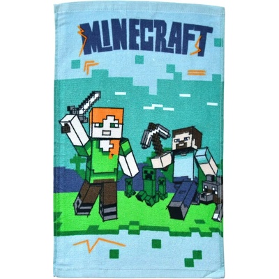 Carbotex dětský ručník Minecraft Vzhůru do Boje 30 x 50 cm