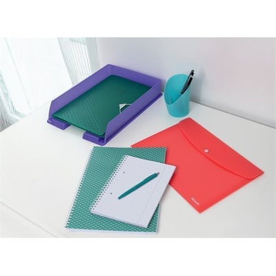 ESSELTE Spirálový sešit Colour Breeze korálový A5 linkovaný