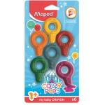 Maped Пастели, MAPED "ColorPeps Baby", 6 различни цвята 863806 (863806)