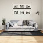 vidaXL Килим IZA с къс косъм, скандинавски вид, антрацит, 100x200 см (375427)