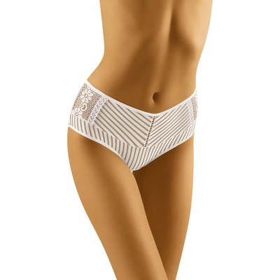 Wol-Bar Бикини Figi-Eco-Pa-Biae-BiayV-53351-Biały - Черен, размер M