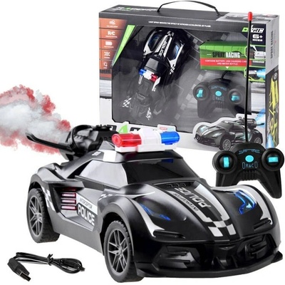 Jokomisiada RC model Policejní auto s rozprašovačem vody RC0596 LED RTR 1:18