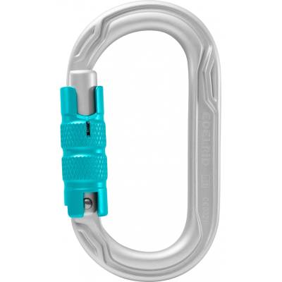Edelrid Заключващ се карабинер Edelrid Oval Power 2500 Triple II Locking carabiner - Silver - размер Triple-Lock (340-0033-0311)