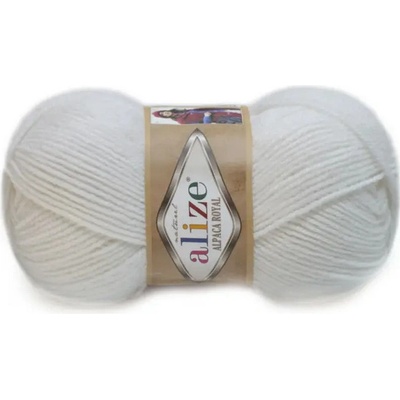 Příze Alize Alpaca Royal bílá