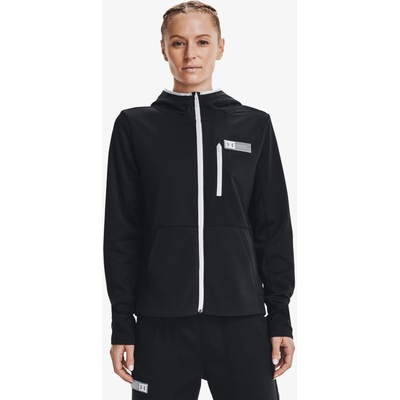 Under Armour Дамски суитшърт Under Armour Armour Mixed Media FZ Under Armour | Cheren | ЖЕНИ | XS