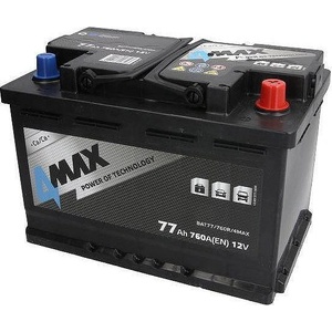 4MAX 77Ah 760A right+