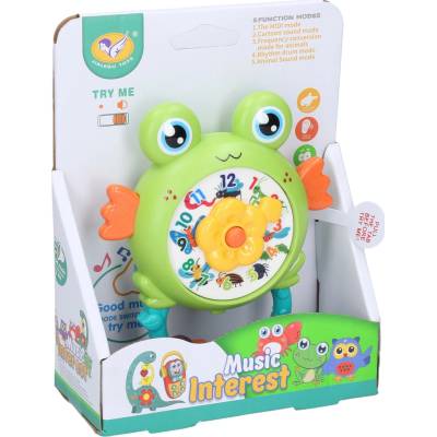 Wiky Chrastítko žába s efekty 11cm