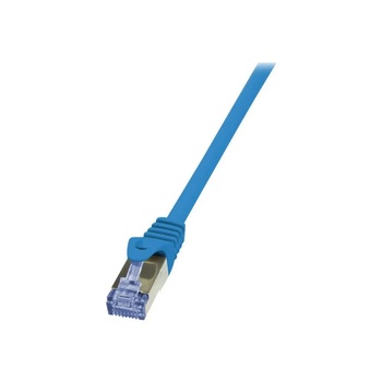 LogiLink Кабел S/FTP LOGILINK Cat6a, LSZH, Мед, 2 м, Син, AWG26, Двойно екраниран CQ3056S (CQ3056S) (CQ3056S)