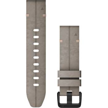Garmin Кожена каишка Garmin QuickFit, 20 мм, Сива, 010-12876-00 (010-12876-00)