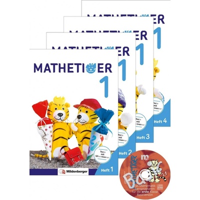 1. Schuljahr, Jahreszeiten-Hefte, 4 Hefte m. CD-ROM - Laubis, Thomas