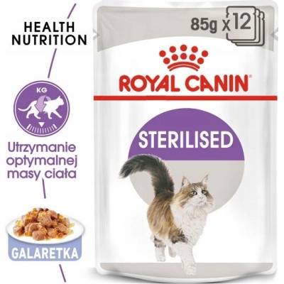 Royal Canin Sterilised pre sterilizované mačky v omáčke 85 g