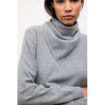 ANSWEAR Пуловер от мериносова вълна с тънък шал Answear. LAB (WA25-SWD023)