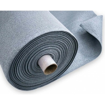 Stínící síť - tkanina KATARO stříbrná 240g/m² role 4x30m