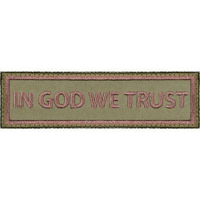 ROTHCO Nášivka IN GOD WE TRUST velcro
