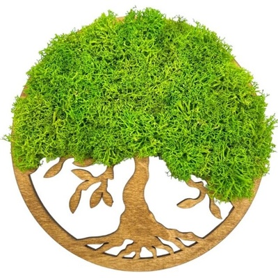 Machový obraz Strom života Simple S 20cm II.