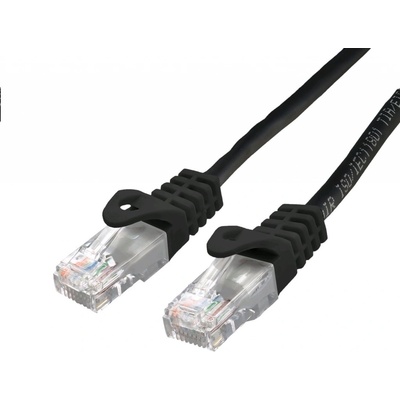 C-TECH CB-PP6-5BK patch, Cat6, UTP, 5m, černý
