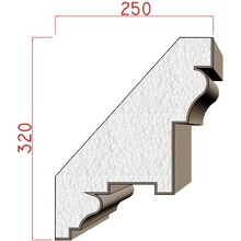 Dekora-Stuck Podstřešní římsa 320x250mm 316100