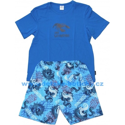 Pleas dětské pyžamo královská modrá