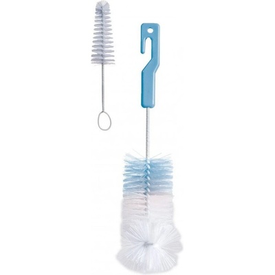 Canpol babies kartáč na čištění láhví s hubkou modrá