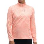 HOKA Дамска тениска HOKA Women's Skyform Half Zip CLF Prt Running shirt - Sunstone PRT (916-7441-0113)