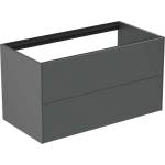 Ideal Standard - Шкаф за мивка, 100x54x51 cm, 2 чекмеджета, матов антрацит T4357Y2 (T4357Y2)
