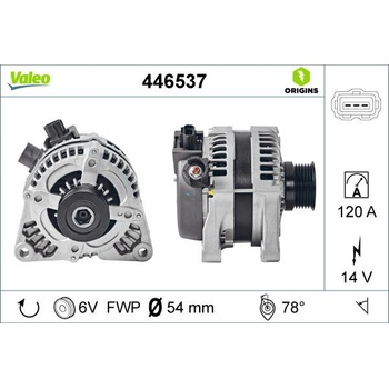 generátor VALEO 446537