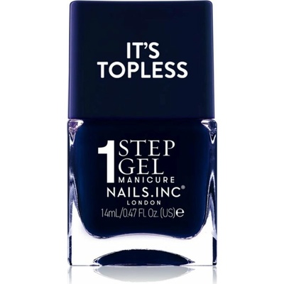 Nails Inc. It’s Topless gélový lak na nechty pre dlhotrvajúci efekt odtieň Whitney 14 ml