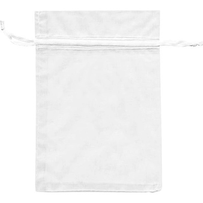 Sáček organza 9 x 12cm bílý