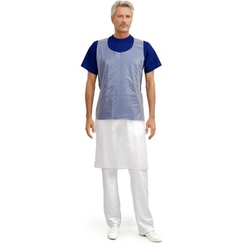 2P Servis Zástěra PE Tabpo 73x140cm 73x140cm bílá 100% PE