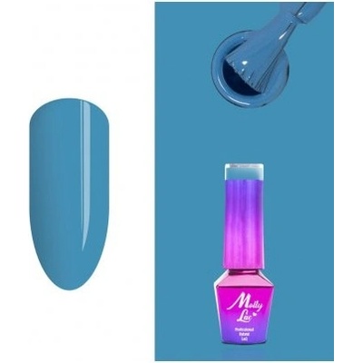 Molly Lac gél lak Mystery Puff 138 Modrá 5 ml