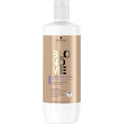 Schwarzkopf Blondme bezsulfátový šampon pro studené odstíny blond bez sulfátů Tone Enhancing Bonding Shampoo 1000 ml