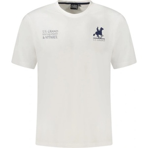 U. s. grand polo Тениска с къс ръкав за мъже us grand polo, Размер 2xl, Цвят Бял (au02651_bi6bianco)
