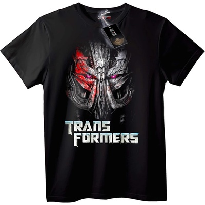 NOONEBRAND Тениска Transformers Лице на Робот - 7XL, White