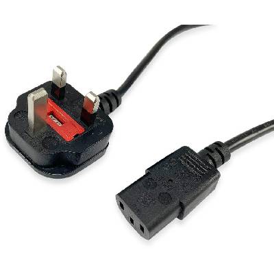 112300 захранващ кабел Черен 2 м BS 1363 C13 разклонител (112300) (112300)