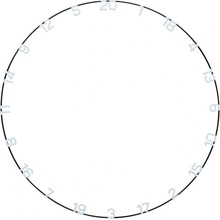 Číselník Unicorn na sisalový terč Eclipse Ultra