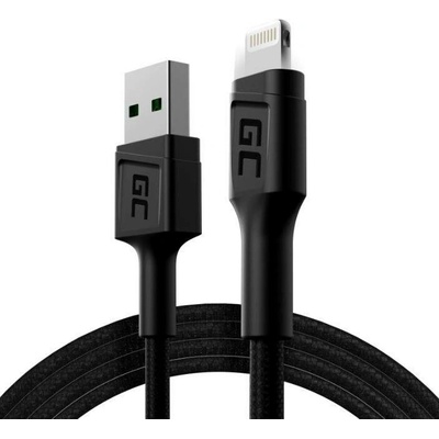 Green Cell KABGC05 USB-A - Lightning, 120cm, bílý