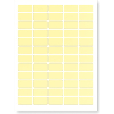 CDRmarket Самозалепващи етикети 63, 5 x 29, 6 mm, 27 етикети A4, 20 чаршафи, жълт (R0ECO.0437YELLOW)