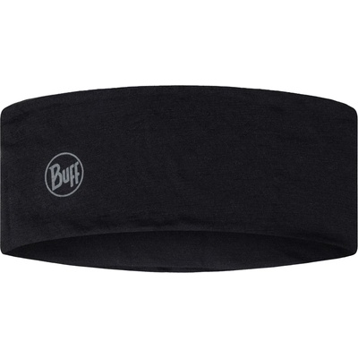 Buff Лента за глава Buff Merino Lightweight Headband - Solid Black - размер One Size (904-3561-0111)