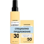LIERAC Sunissime Комплект - Слънцезащитен лосион и Стик, 150 ml + 15 g - ozone