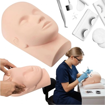 Aga Tréninková hlava pro prodlužování řas