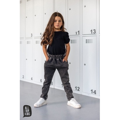 All for Kids dievčenské rifle čierna